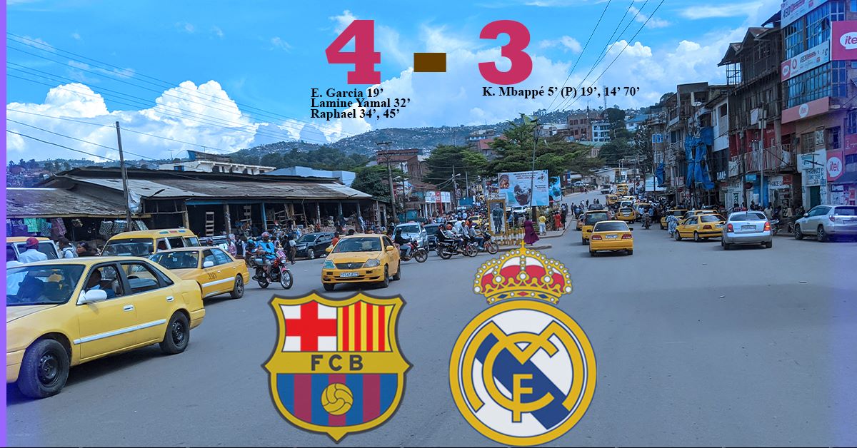 Clásico Barcelone vs Real Madrid : Bukavu vibre après une victoire historique du Barça (4-3)